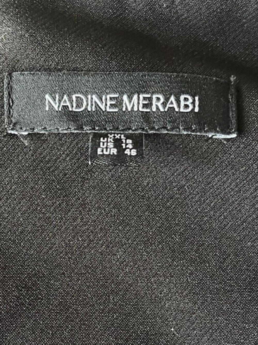 Nadine Merabi Kimberly Velvet Jumpsuit Long Sleeve Black - Picture 8 of 10